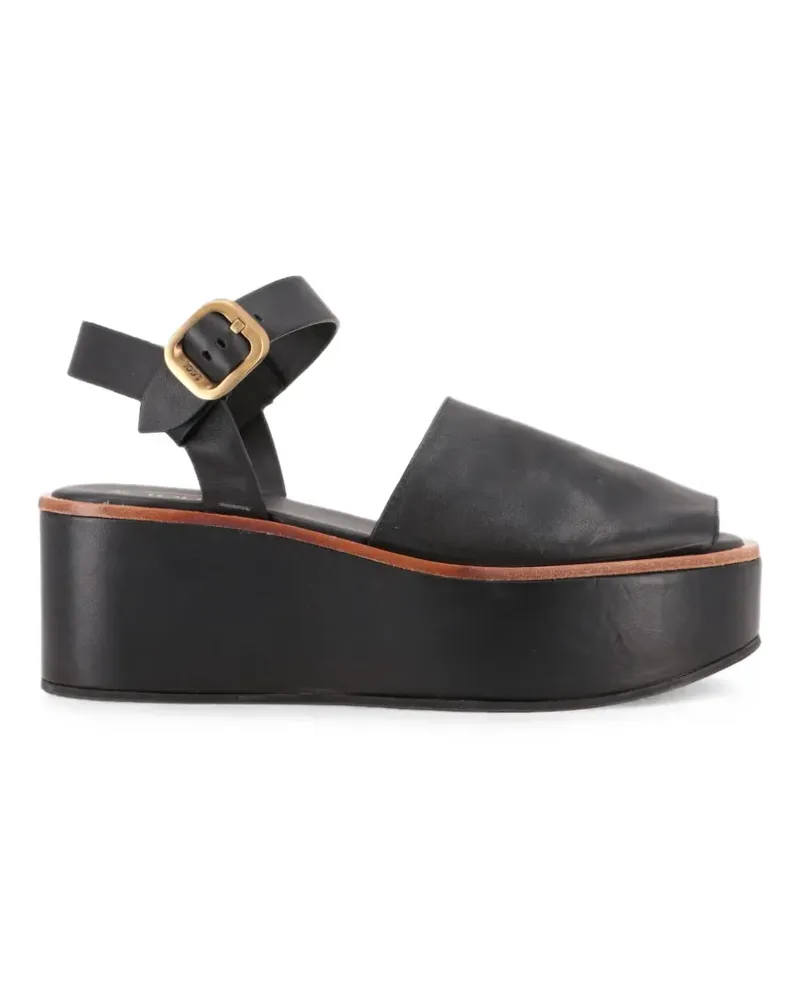 TOD'S Sandalen mit Schnalle - Schwarz Schwarz