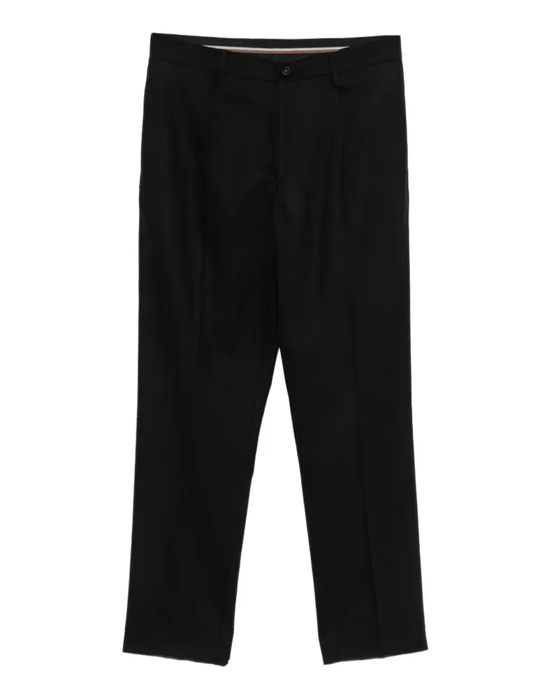 Canali pleated tailored trousers - Schwarz Schwarz