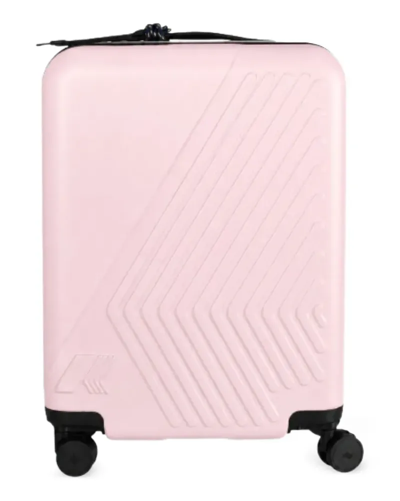 K-Way Eudoxie logo-embossed luggage - Rosa Rosa