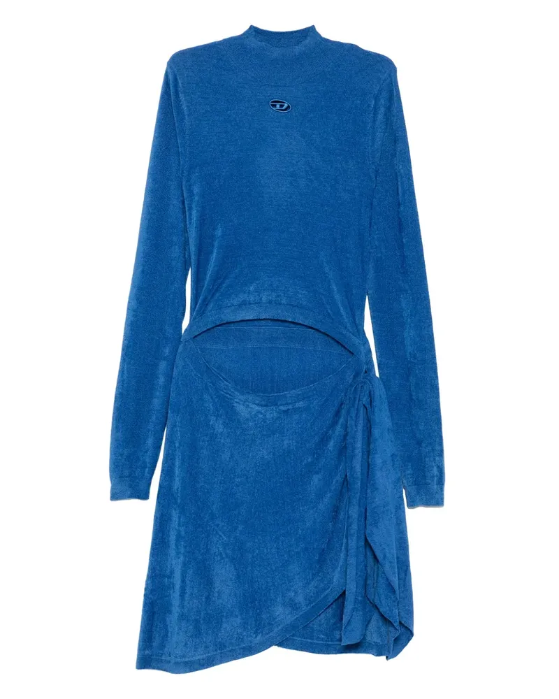Diesel Kleid mit Stehkragen - Blau Blau