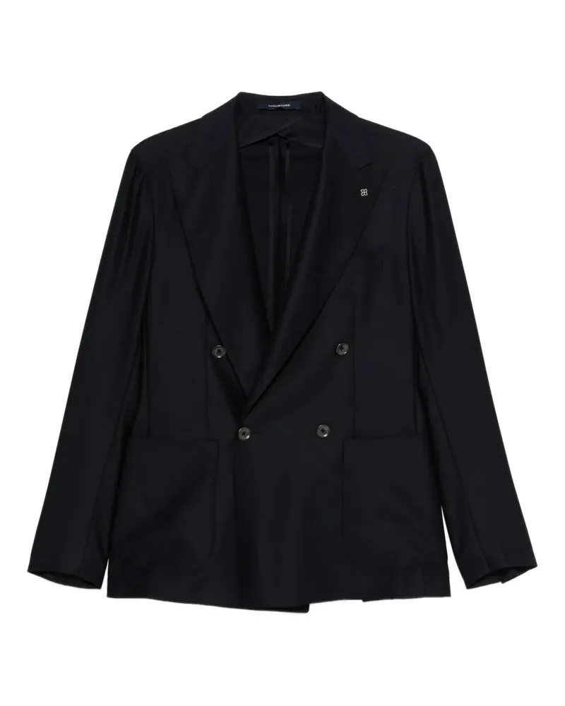 Tagliatore Doppelreihiges Sakko - Blau Blau