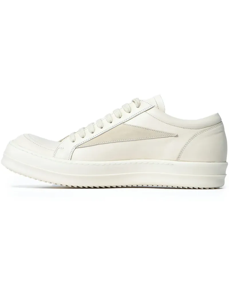Rick Owens Sneakers mit Kontrasteinsatz - Weiß Weiß
