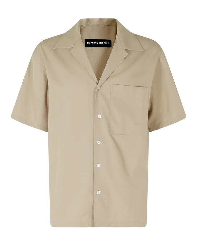Department 5 Cape camp-collar shirt - Nude Nude