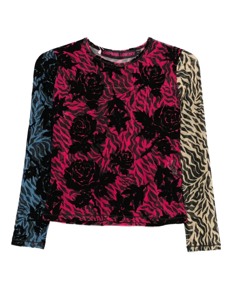 CHOPOVA LOWENA Totally Tiger top - Schwarz Schwarz