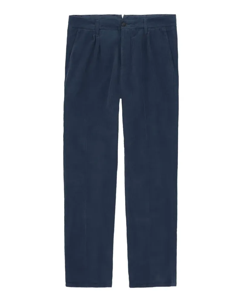 Fortela corduroy welt-pocket trousers - Blau Blau