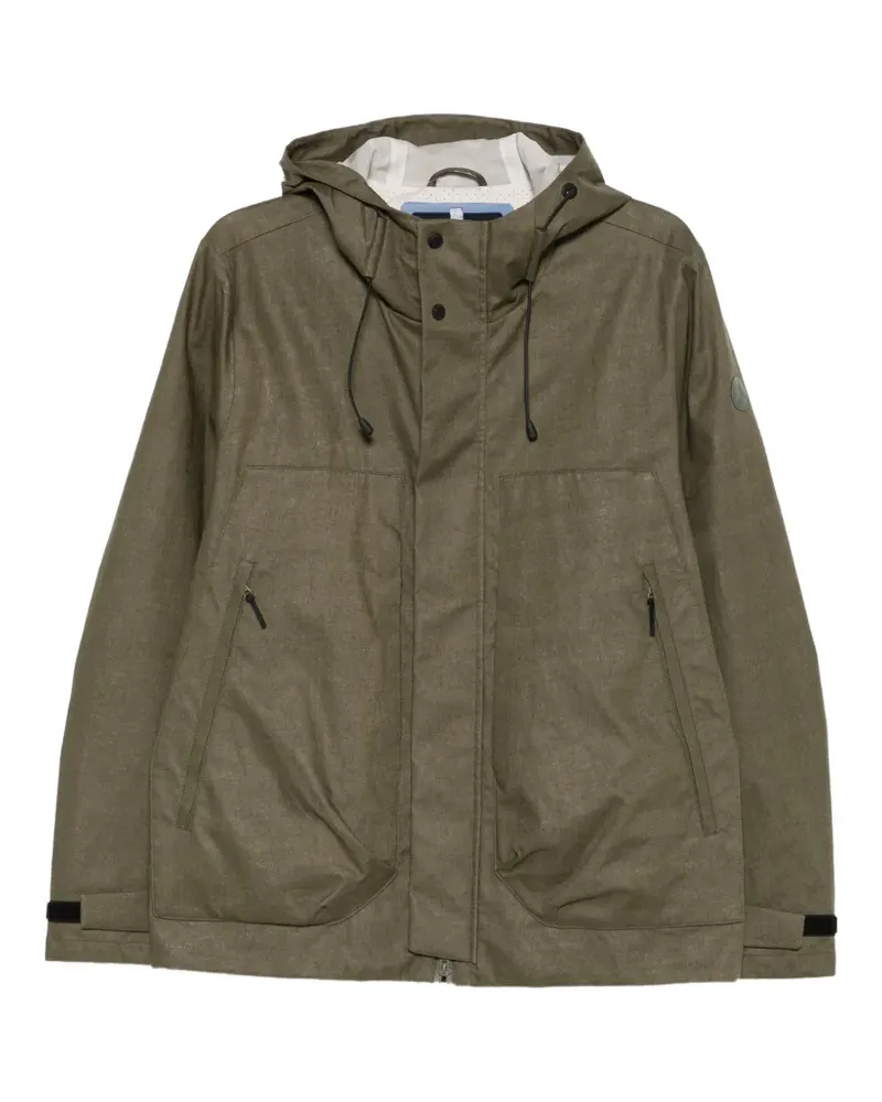 People of Shibuya hooded-neck jacket - Grün Grün