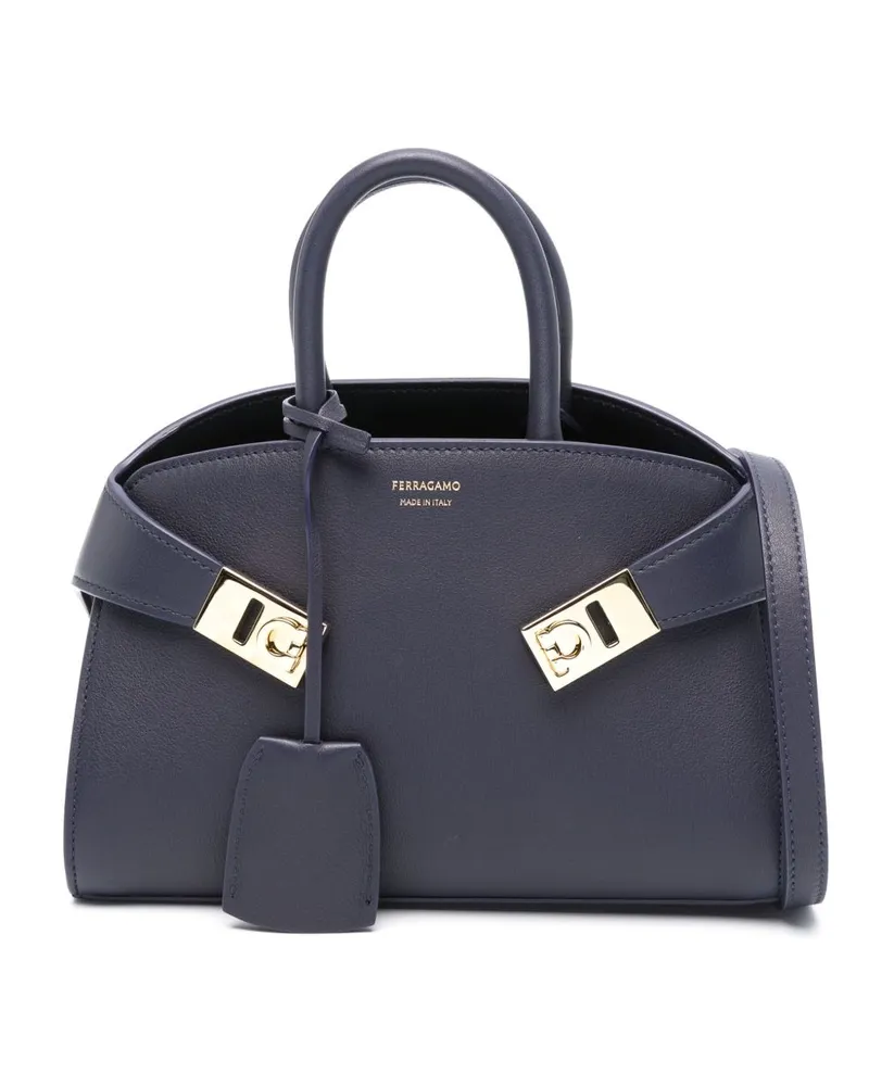 Ferragamo Shopper mit Logo-Print - Blau Blau