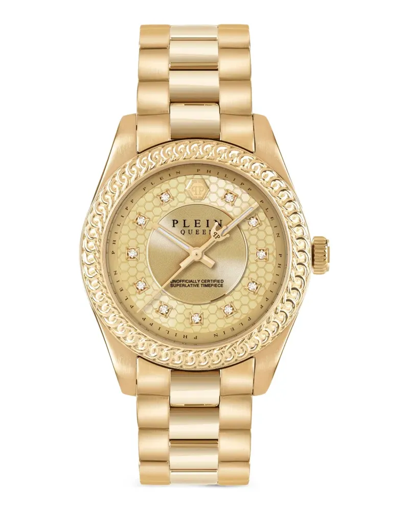 Philipp Plein Queen Supreme 36mm - Gold Gold