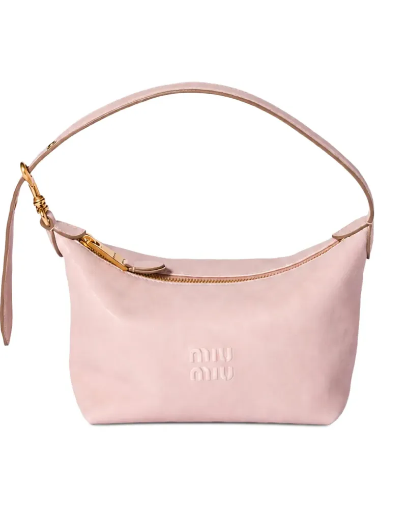 Miu Miu Spirit Clutch aus Nappaleder - Rosa Rosa
