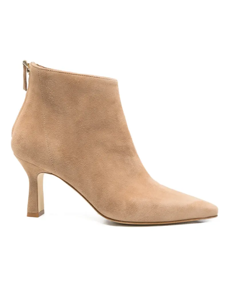 The Seller zip ankle boots - Nude Nude