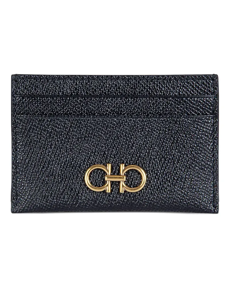 Ferragamo Gancini cardholder - Schwarz Schwarz
