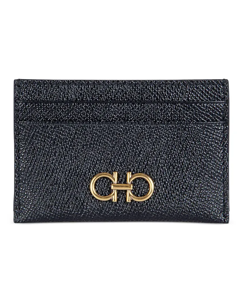 Ferragamo Gancini cardholder - Schwarz Schwarz