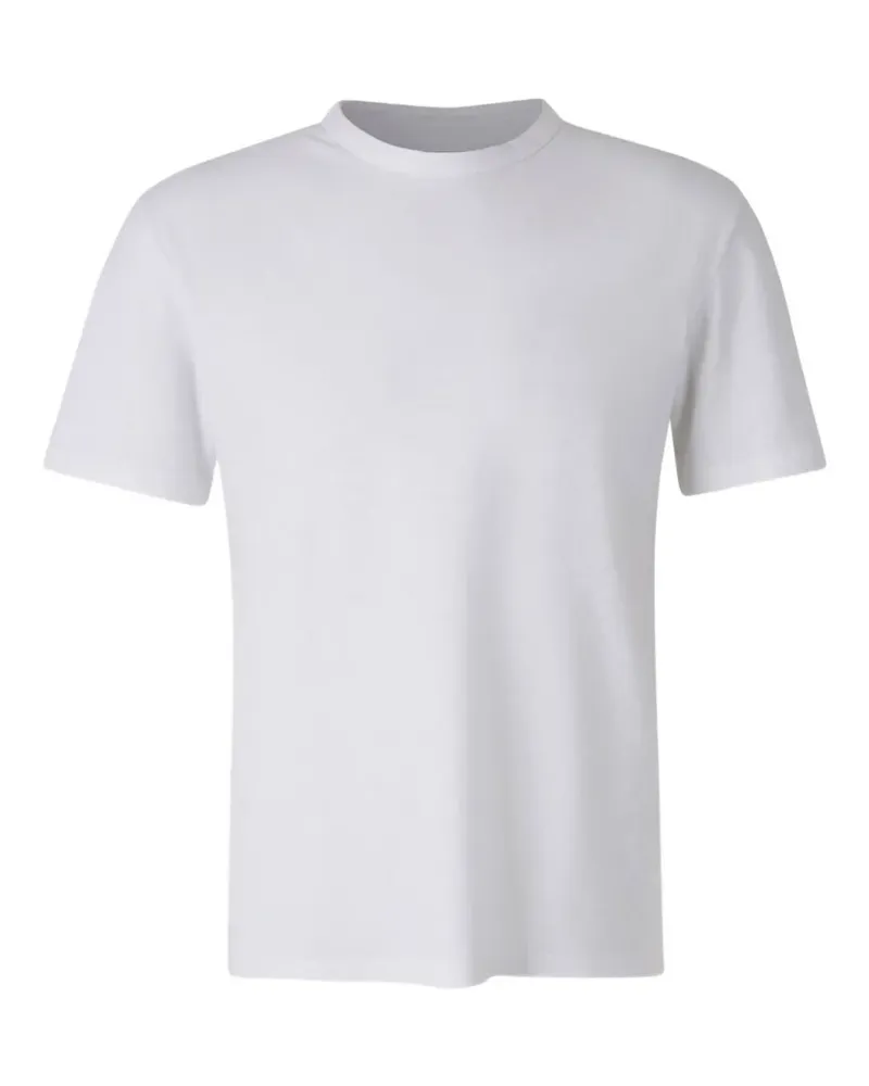 Officine Generale Fein gestricktes T-Shirt - Weiß Weiß
