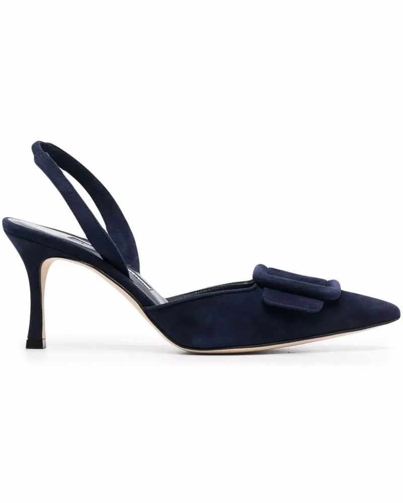 Manolo Blahnik Maysale Slingback-Pumps - Blau Blau