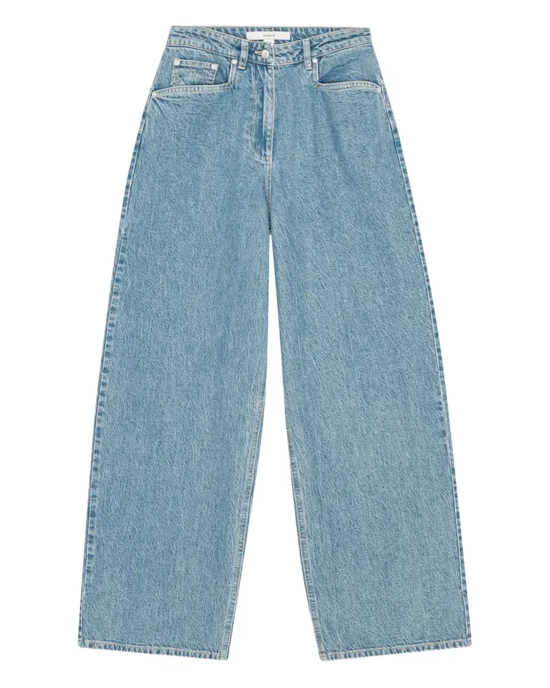 REMAIN Cocoon Jeans mit weitem Bein - Blau Blau
