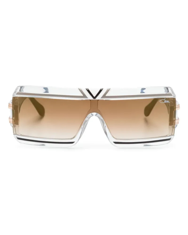 CAZAL Sonnenbrille mit eckigem Gestell - Weiß Weiß