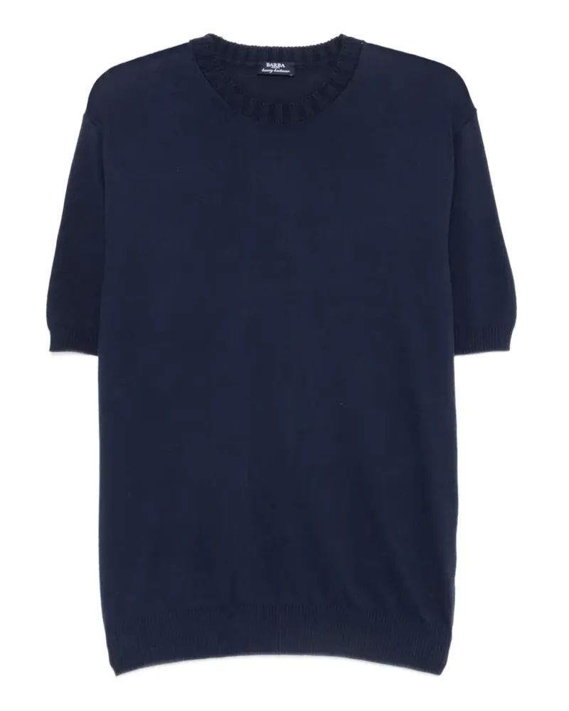 BARBA short-sleeve round-neck T-shirt - Blau Blau