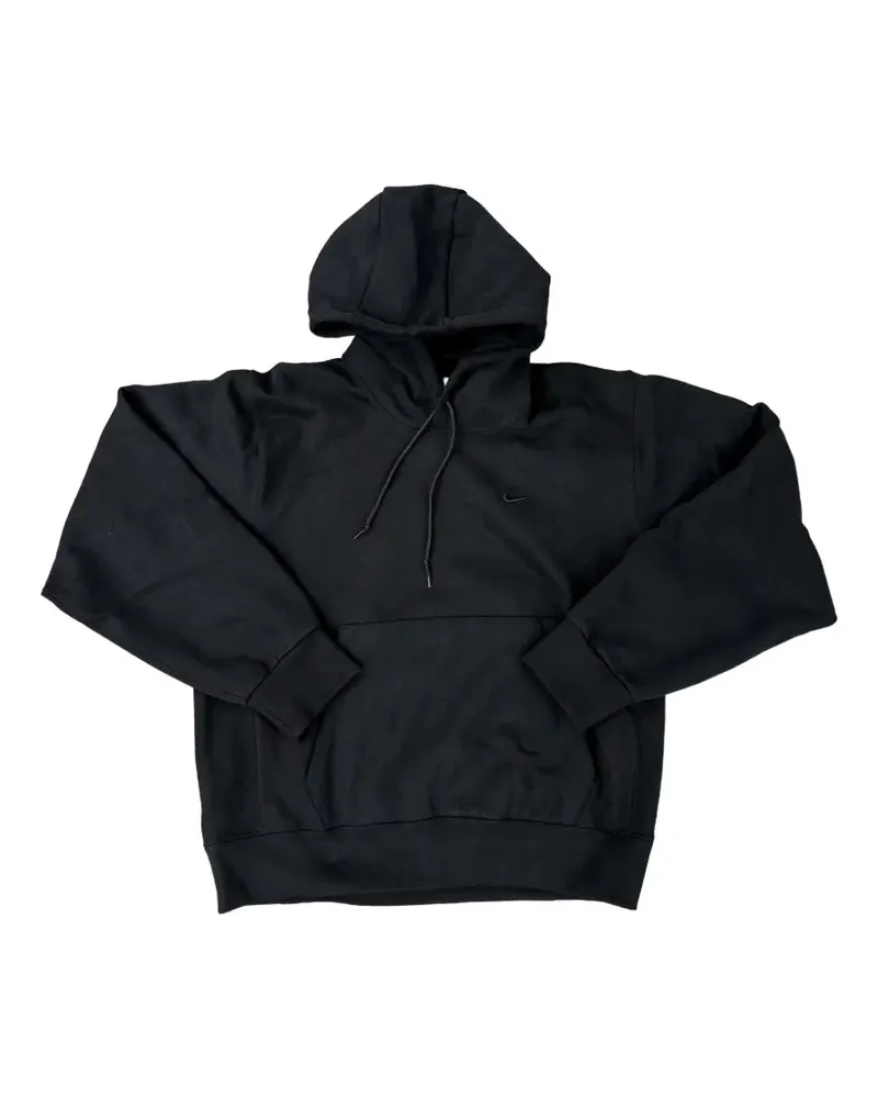 Nike Hoodie mit Logo-Stickerei - Schwarz Schwarz