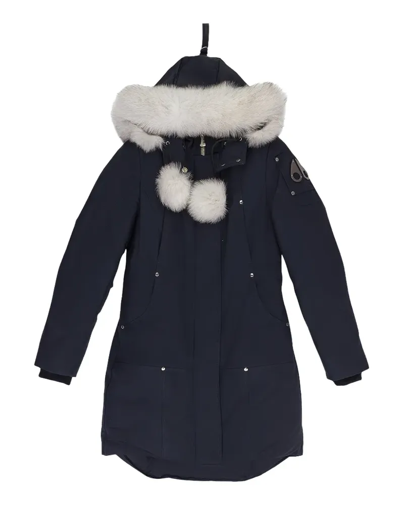 Moose Knuckles Parka mit Kapuze - Blau Blau