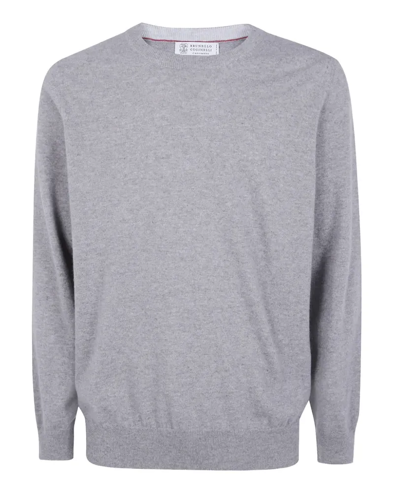 Brunello Cucinelli Pullover mit Rundhalsausschnitt - Grau Grau