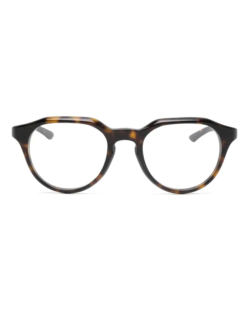 Gucci Brille mit rundem Gestell - Braun Braun