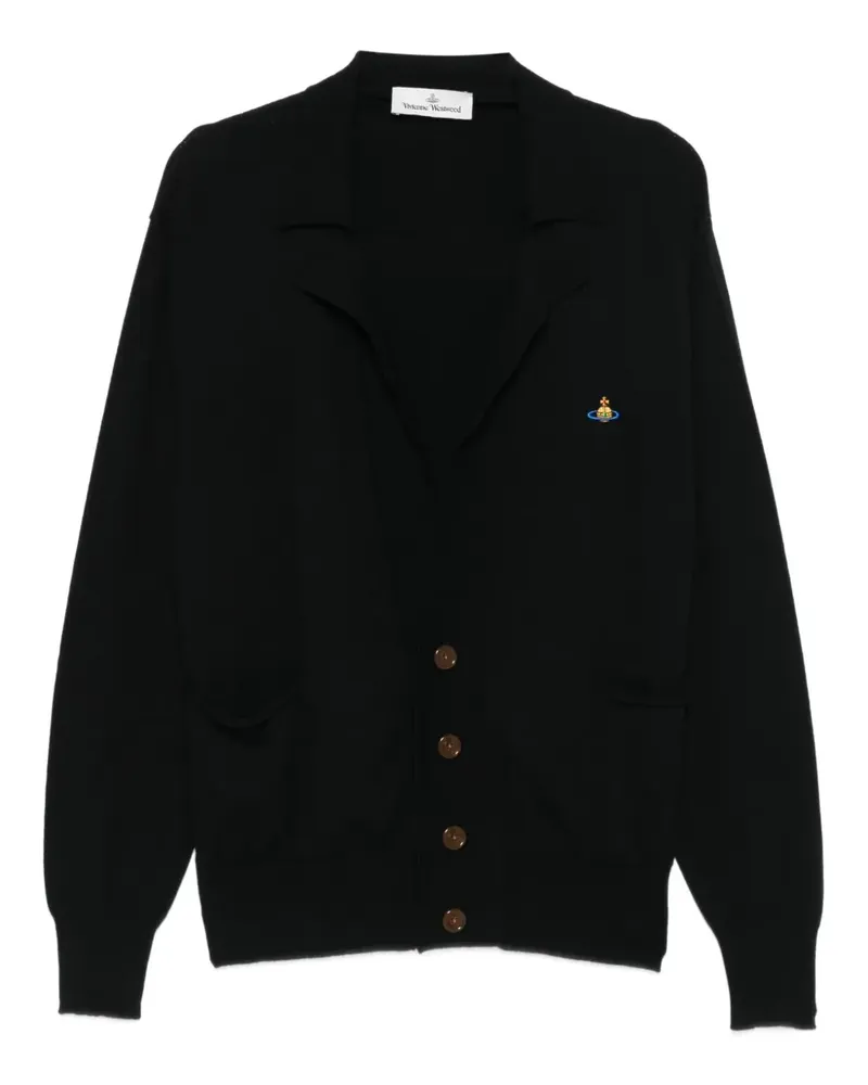 Vivienne Westwood Cardigan mit Orb-Verzierung - Schwarz Schwarz