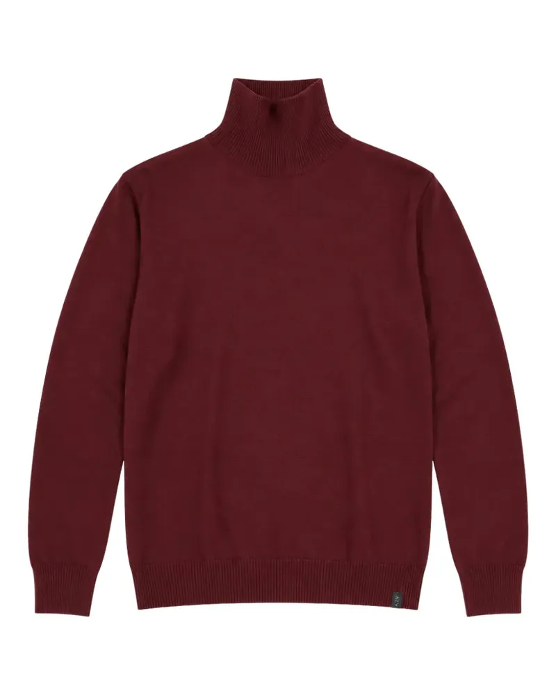 Fay Gestrickter Rollkragenpullover - Rot Rot