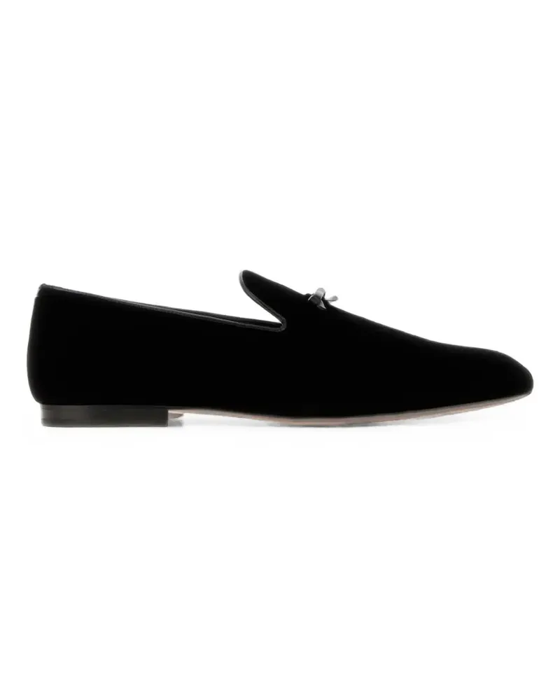 Tom Ford Loafer aus Samt mit Schleifendetail - Schwarz Schwarz