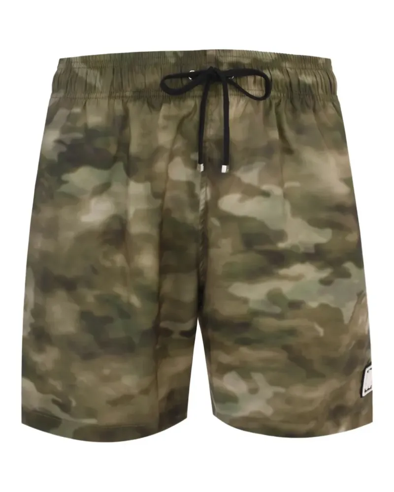 Amiri Ma Camo Badehose - Grün Grün