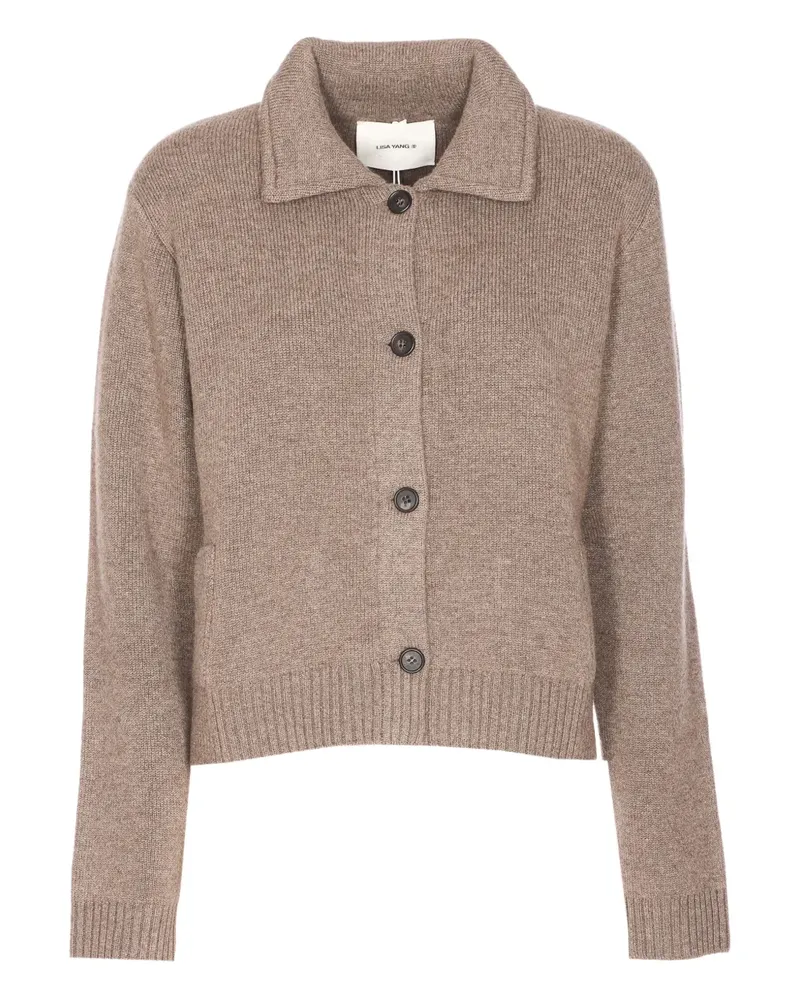 Lisa Yang Cardigan aus Kaschmir - Nude Nude