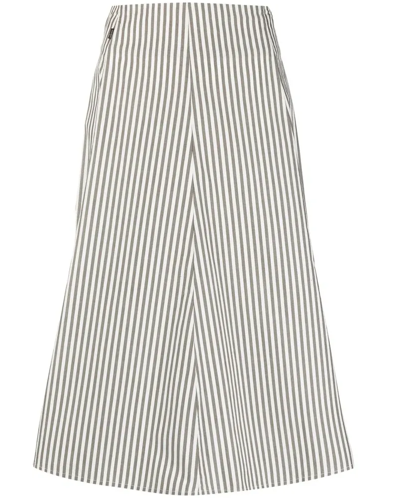 Woolrich Rock mit Streifen - Weiß Weiß