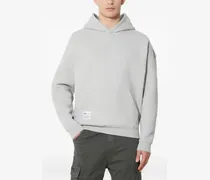Hoodie mit Logo-Print - Grau