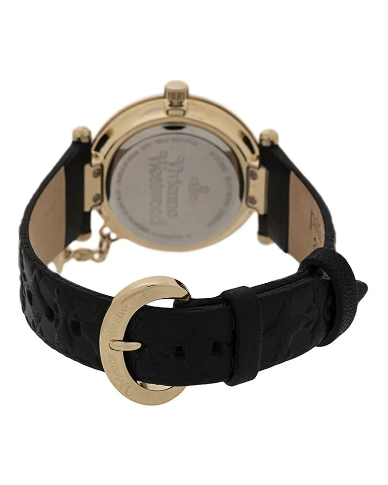 Vivienne Westwood Orb' Armbanduhr mit Logo - Schwarz Schwarz