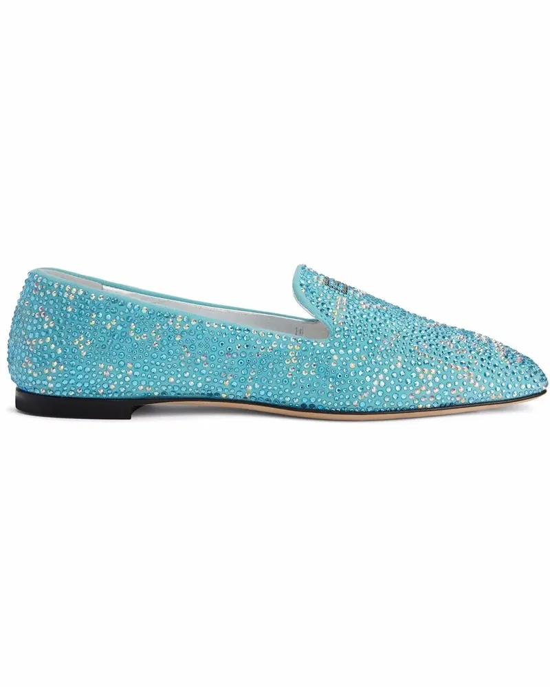 Giuseppe Zanotti Pigalle Starlight Loafer - Blau Blau