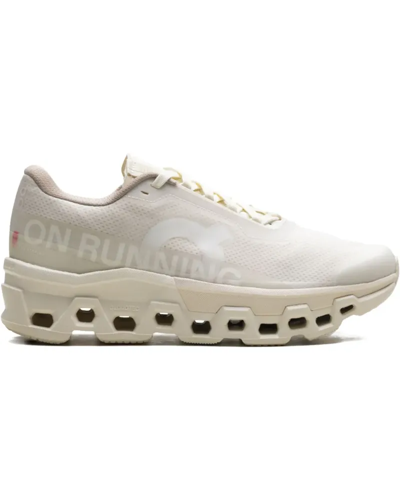 ON Cloudmonster 2 Invincible "Ivory/White" Sneakers - Weiß Weiß