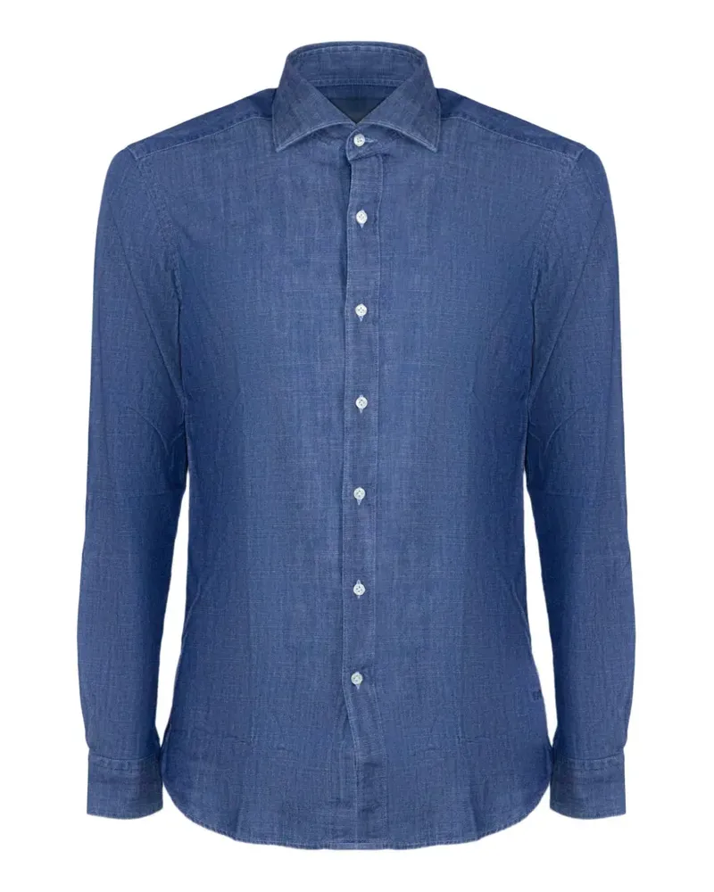 Fay buttoned shirt - Blau Blau