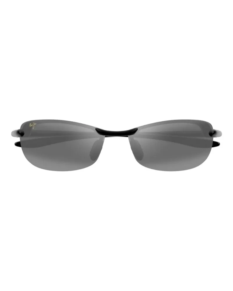 Maui Jim Rahmenlose Makaha Sonnenbrille - Schwarz Schwarz