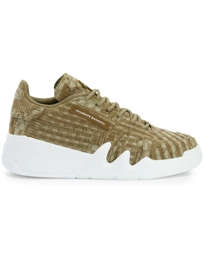 Giuseppe Zanotti Talon Sneakers mit Logo-Patch - Grün Grün
