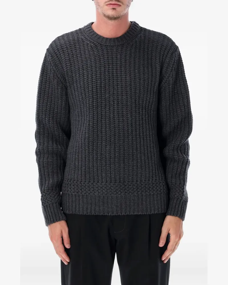 A.P.C. Gerippter Pullover - Grau Grau