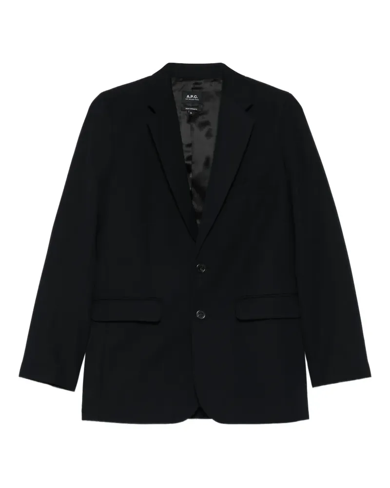 A.P.C. button blazer - Schwarz Schwarz