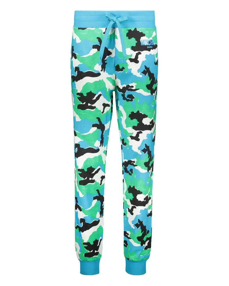 Moschino Jogginghose mit Logo-Print - Blau Blau
