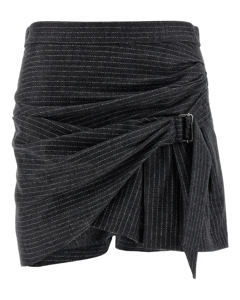 Isabel Marant Gestreifter Rosaria Minirock - Grau Grau