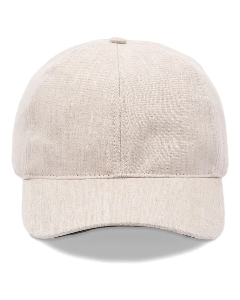 SEASE logo-detail baseball cap - Nude Nude