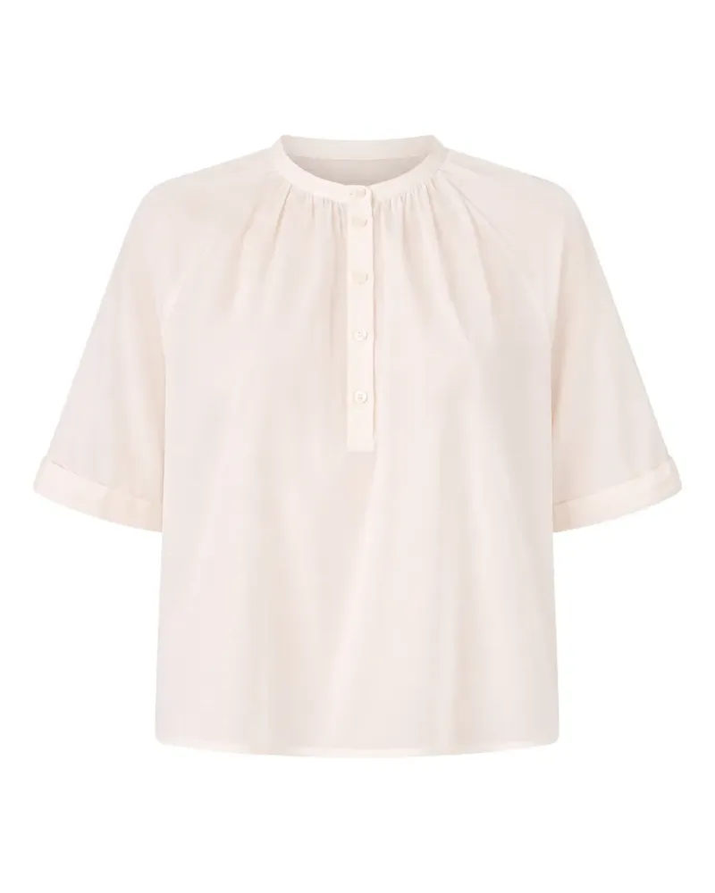 Officine Generale Geraffte Bluse - Nude Nude