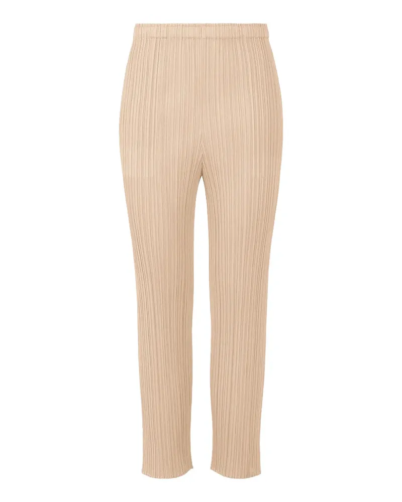 Issey Miyake July pleated trousers - Nude Nude