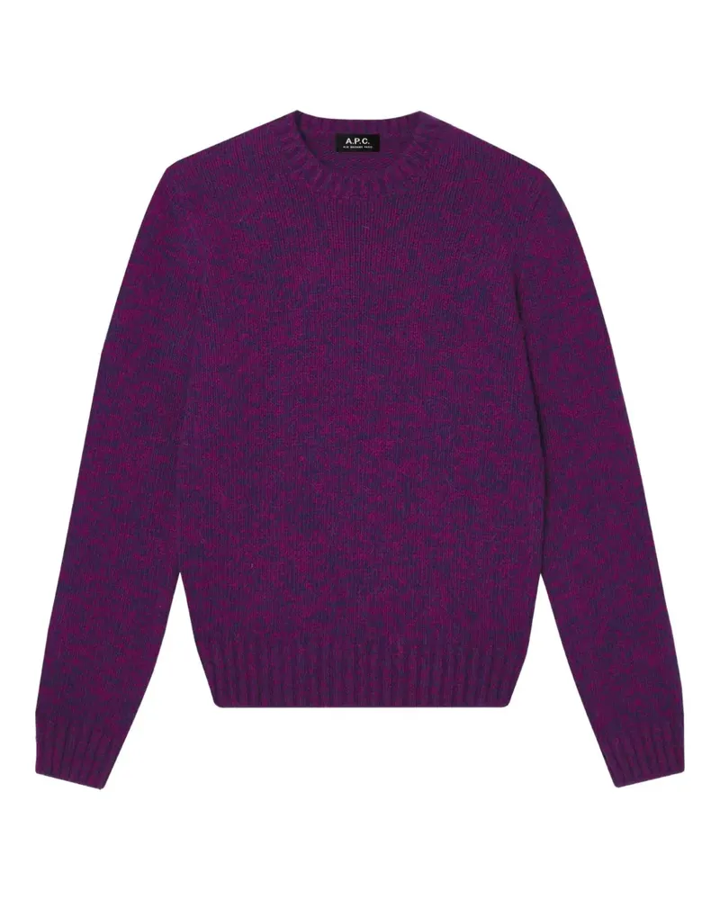 A.P.C. Maurane Pullover mit rundem Ausschnitt - Violett Violett