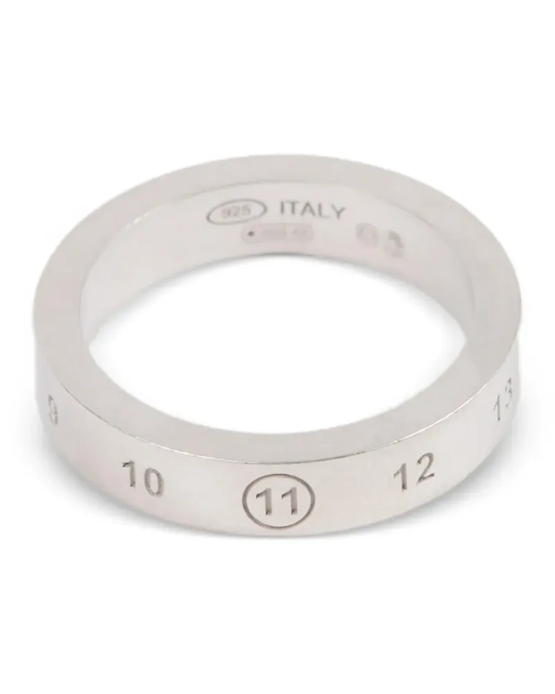 Maison Margiela Numerical Ring - Silber Silber