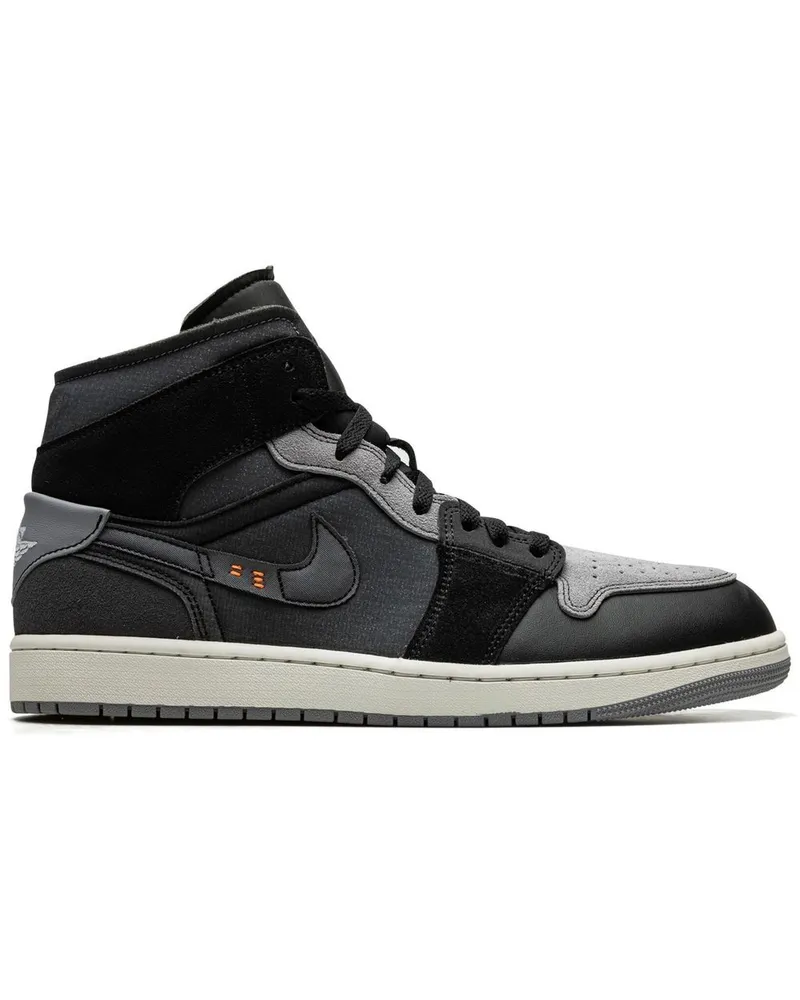 Jordan Air  1 Mid SE Craft Sneakers - Schwarz Schwarz