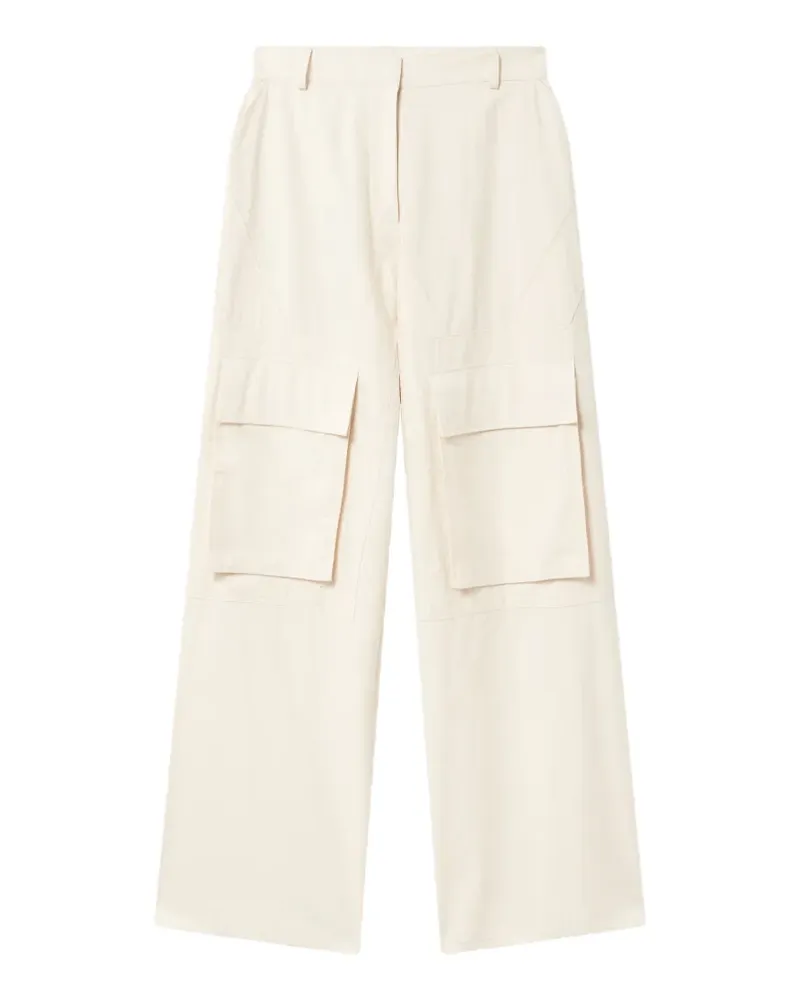 Stella McCartney Cargohose mit verdecktem Verschluss - Nude Nude
