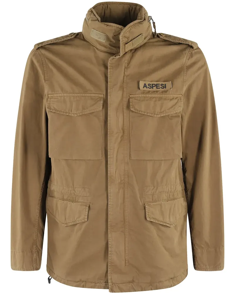 ASPESI Jacke im Military-Look - Nude Nude